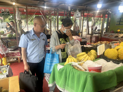 持續開展農殘檢測，筑牢食用農產品批發市場安全防線